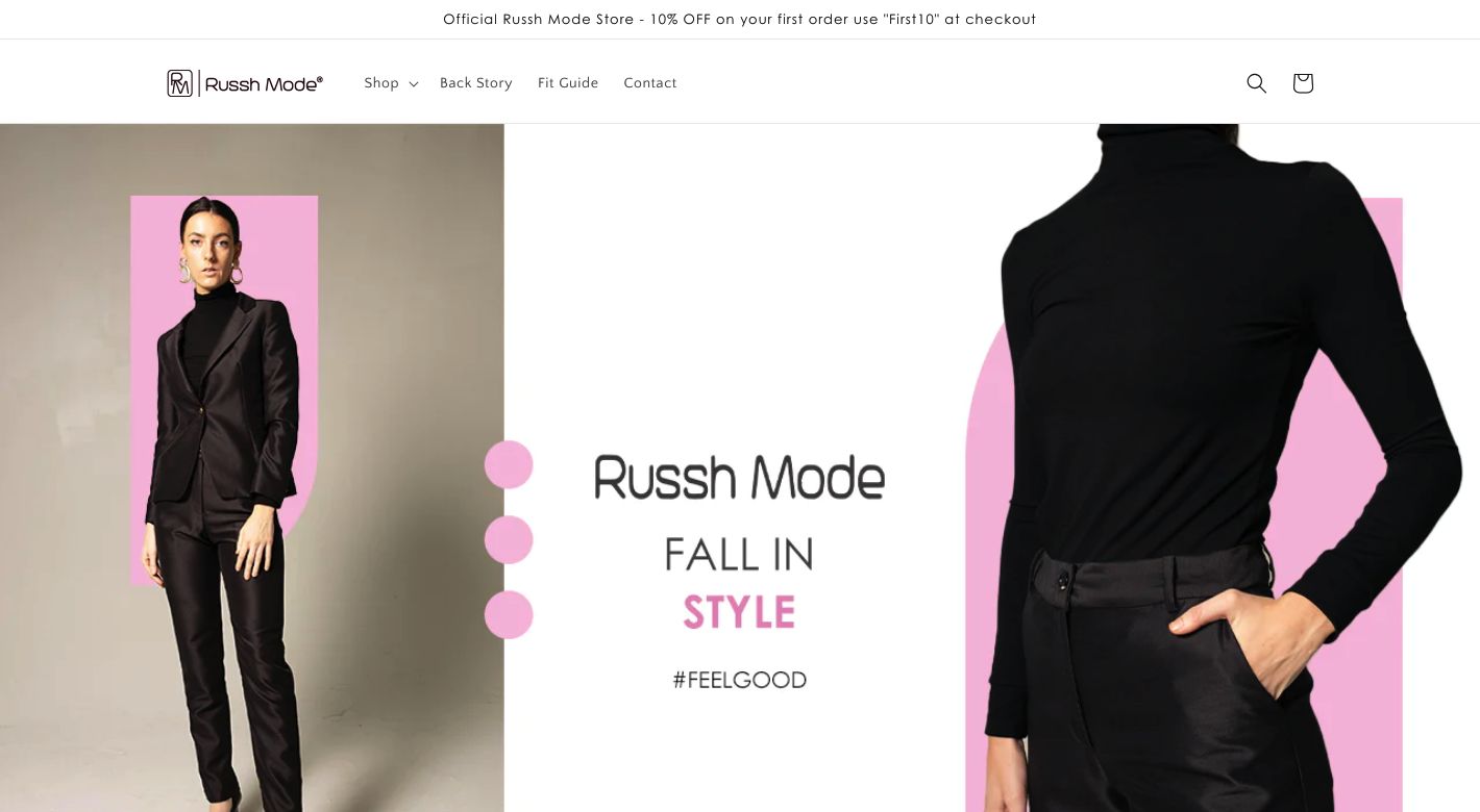 Russh Mode Website