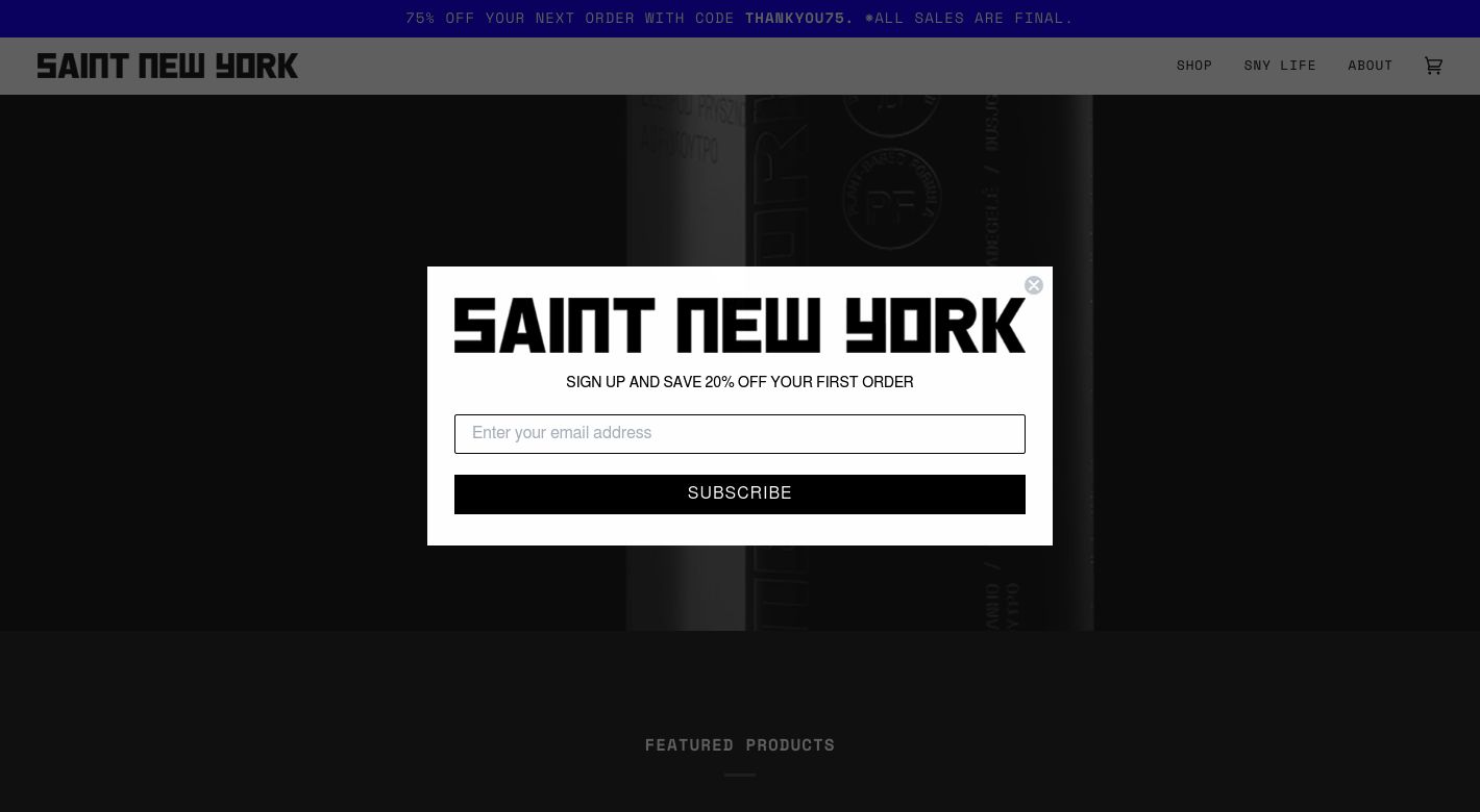 Saint New York Website