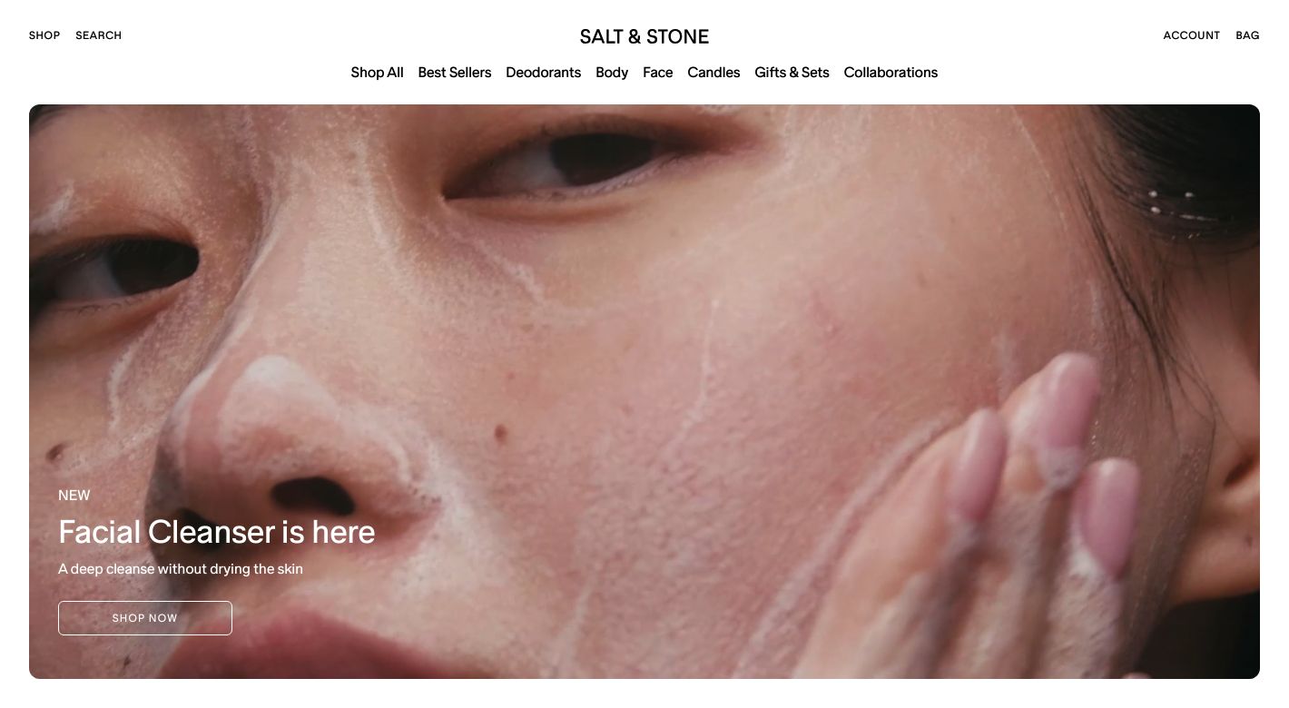 Salt & Stone Website