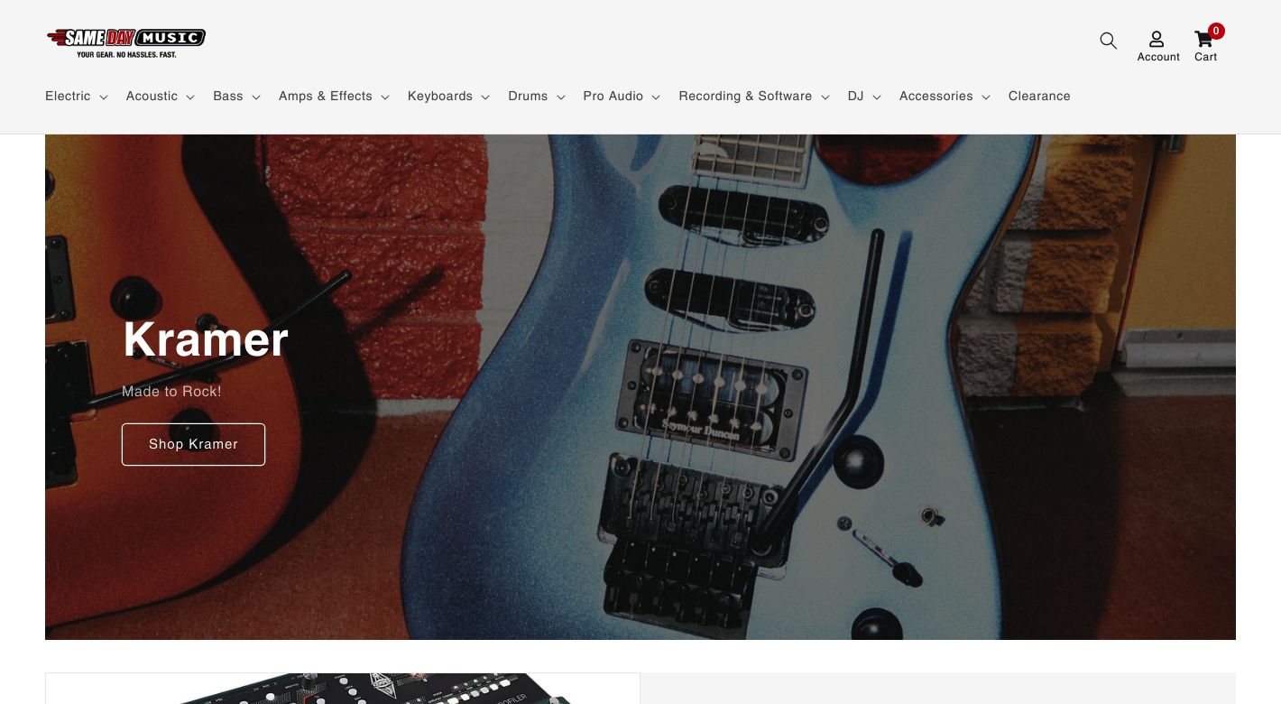 SameDayMusic.com Website