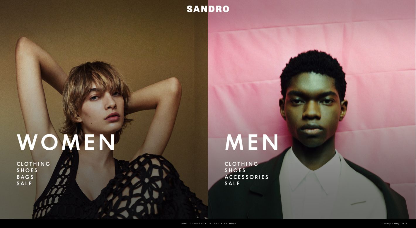 Sandro Paris Website