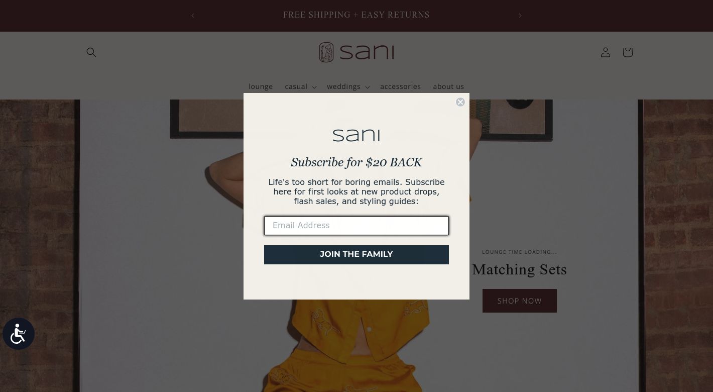 Sani Website