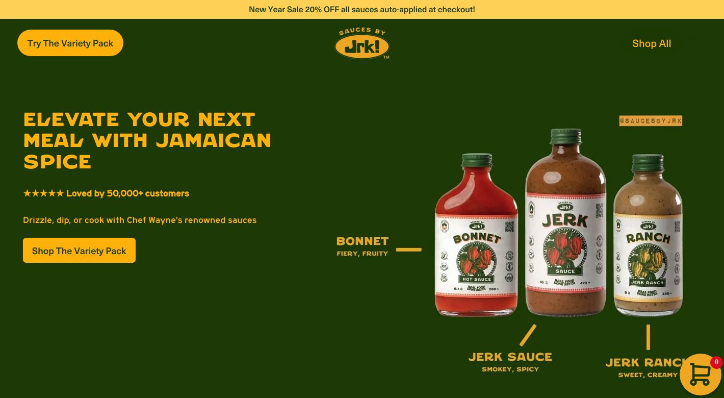 Sauces by Jrk! Website