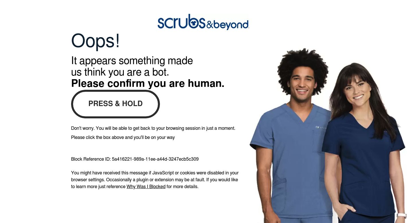 Scrubs & Beyond Website