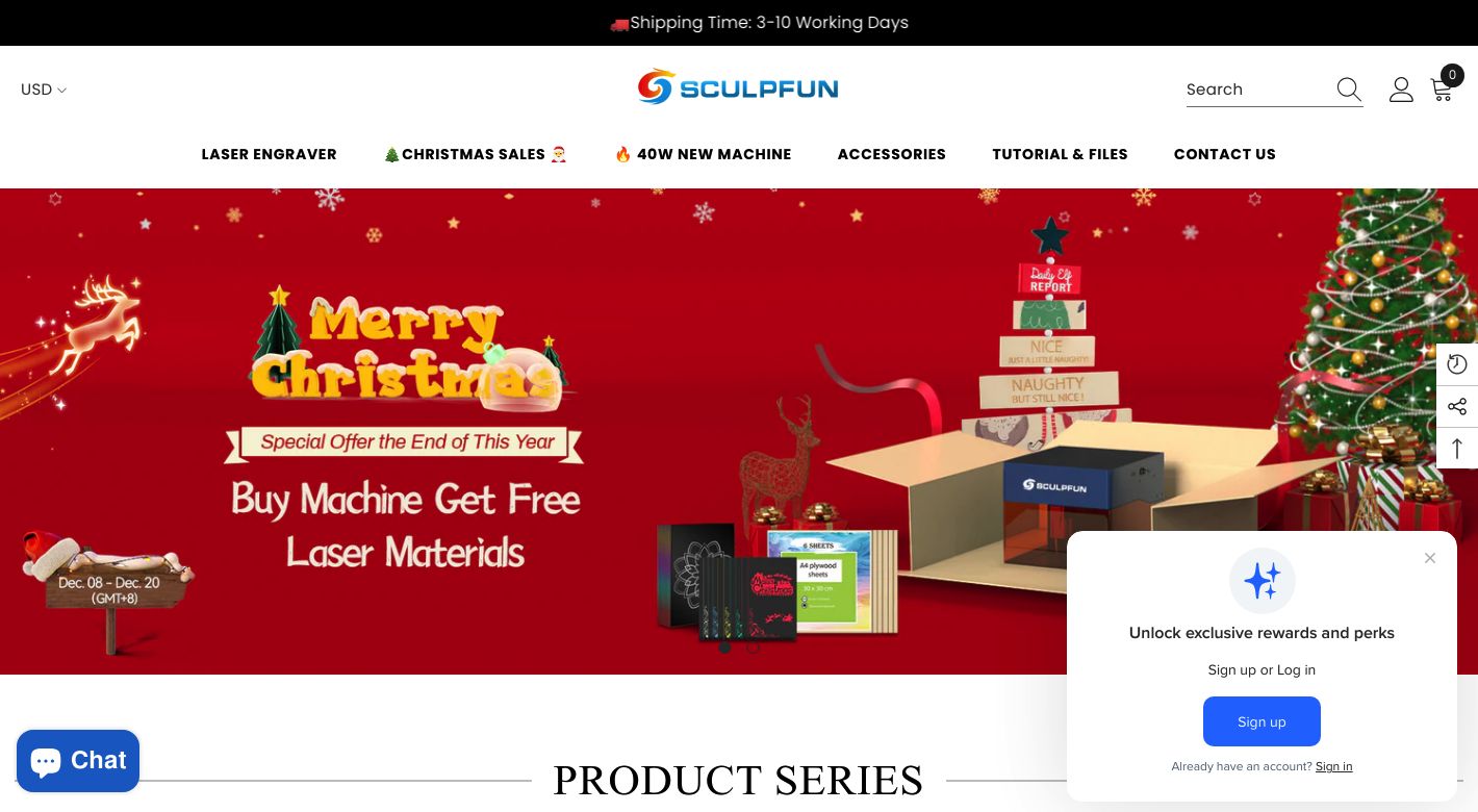 Sculpfun Website