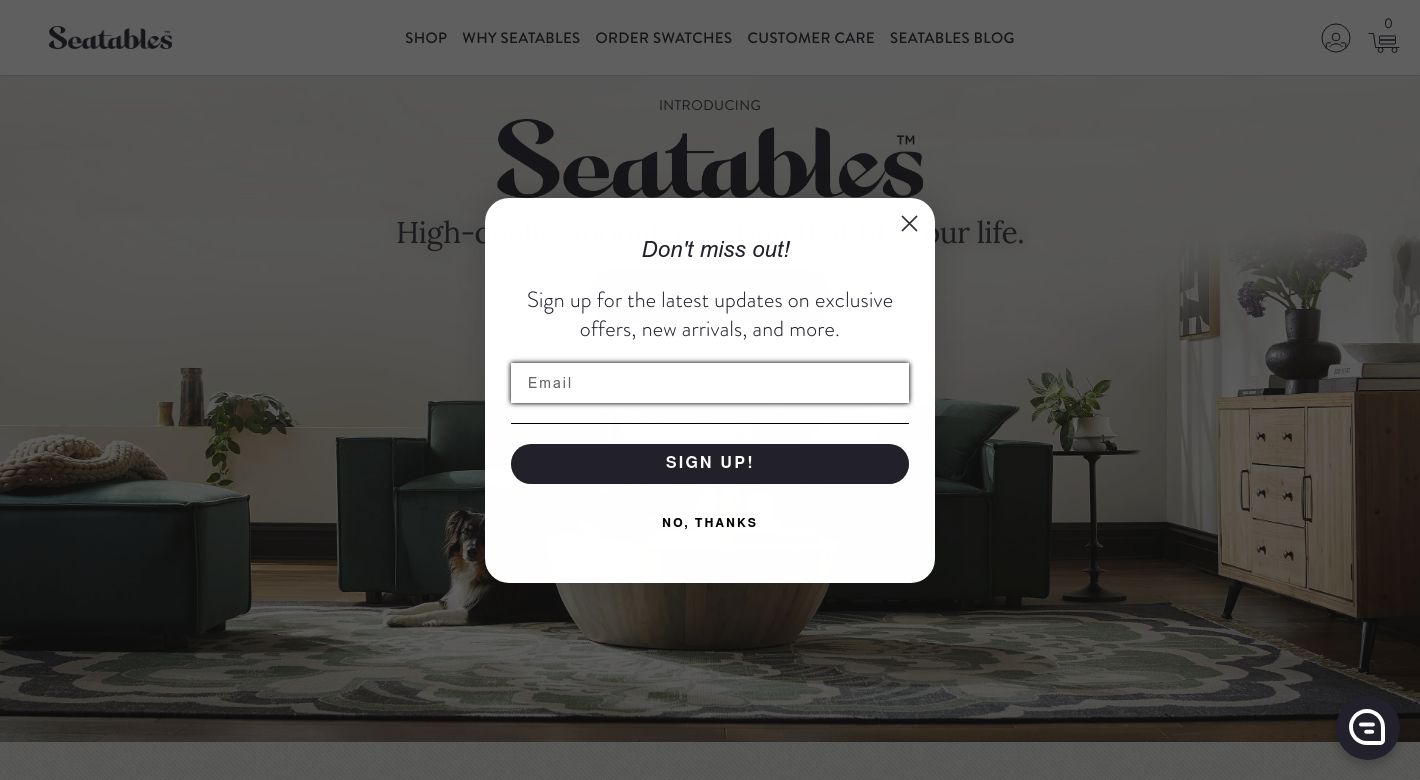 Seatables Website