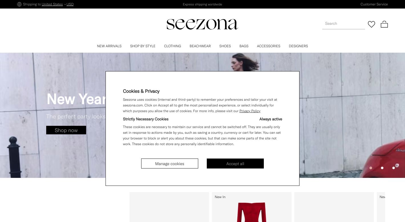 Seezona Website