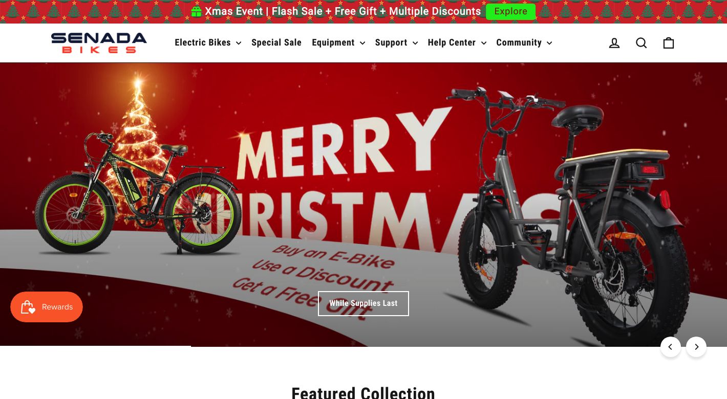 Senada Bikes Website