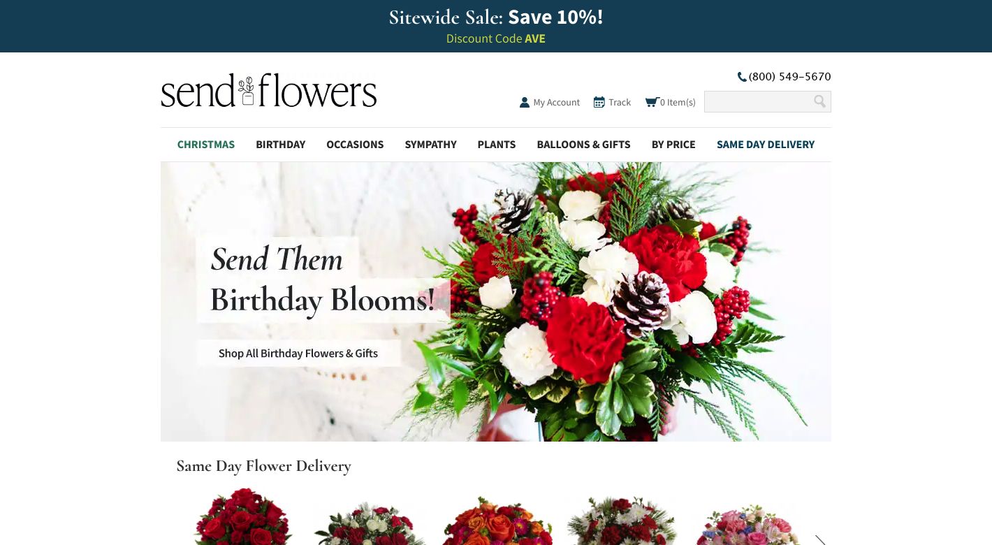 Send Flowers Website