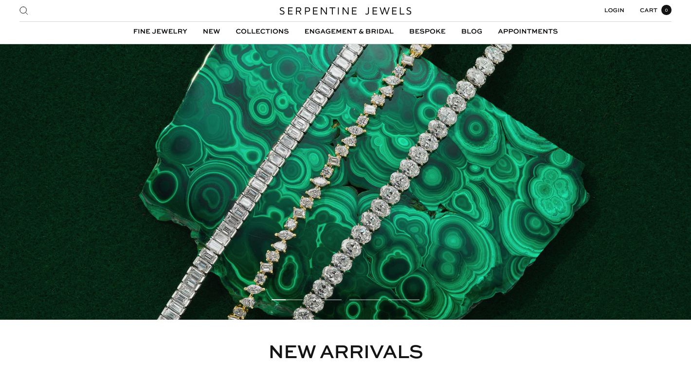 Serpentine Jewels Website