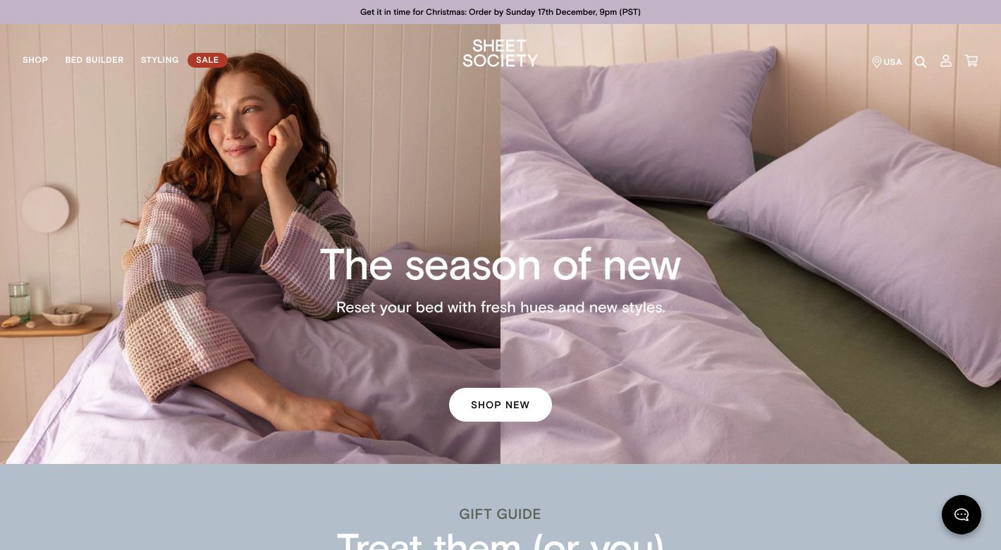 Sheet Society Website