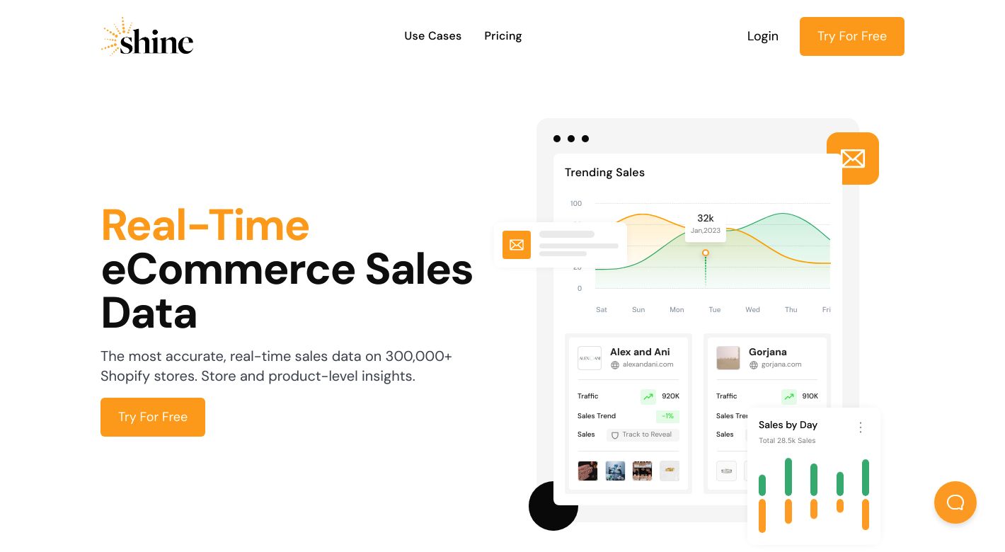 Shine Commerce Website