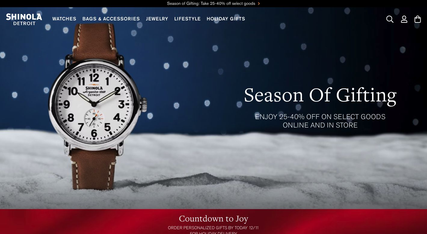 Shinola Website