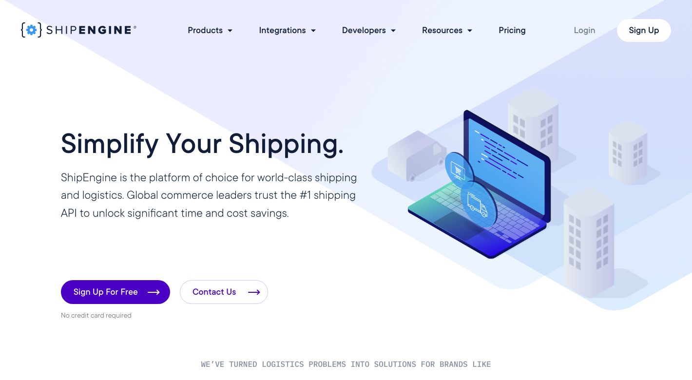 ShipEngine Website