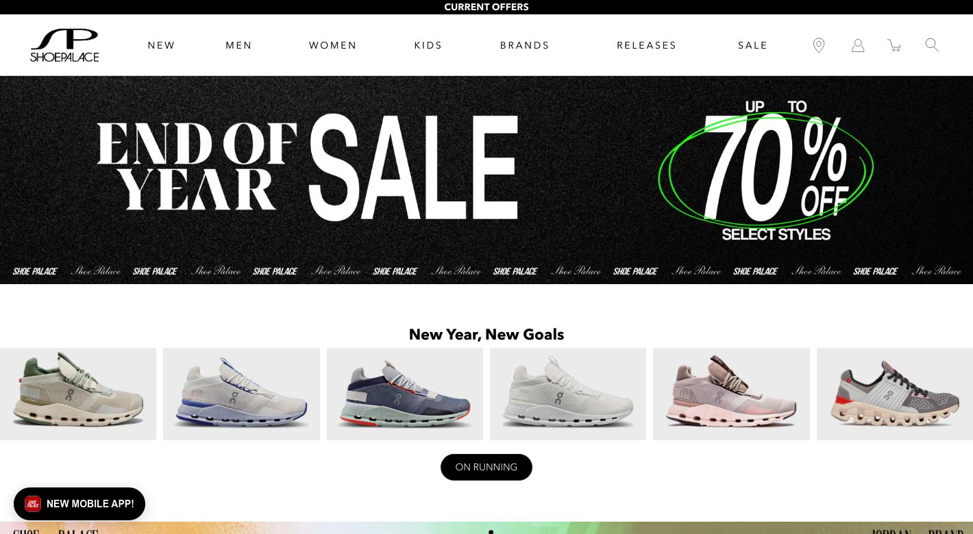 Shoe Palace Website