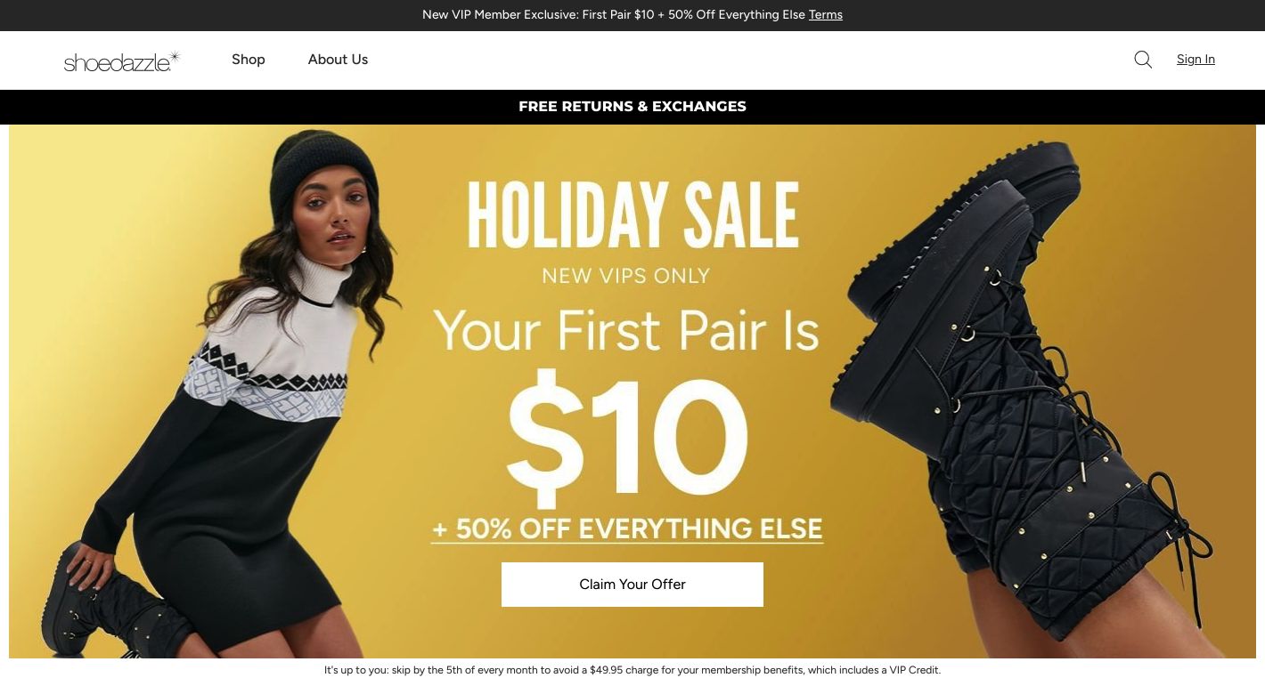 Shoedazzle online shopping deals