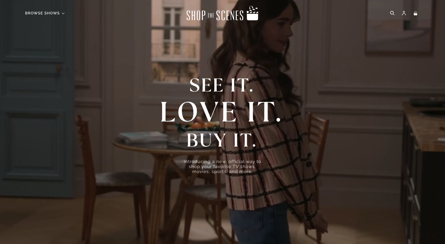 Shop The Scenes Website