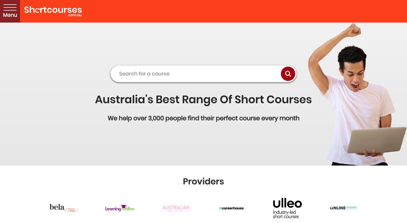 Shortcourses.com.au Website