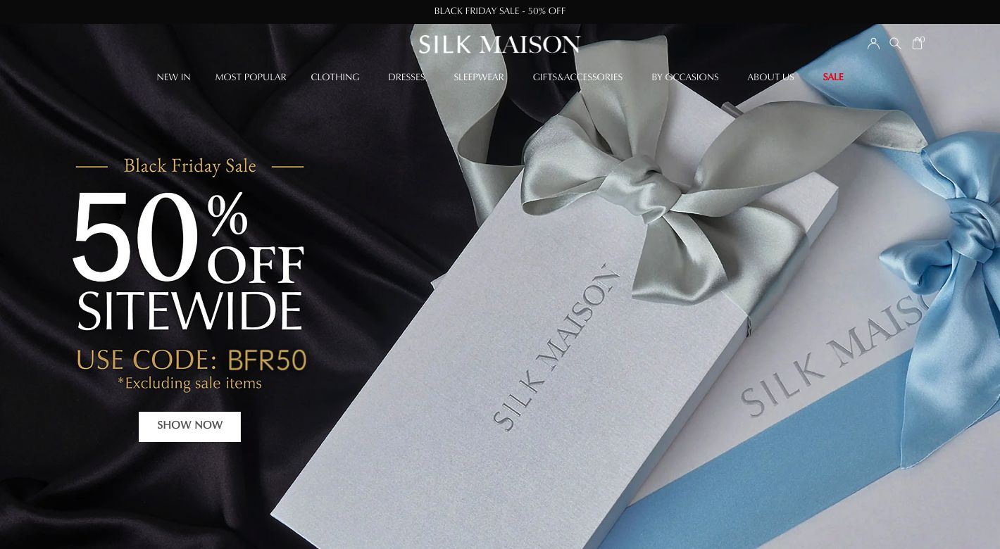 Silk Maison Website