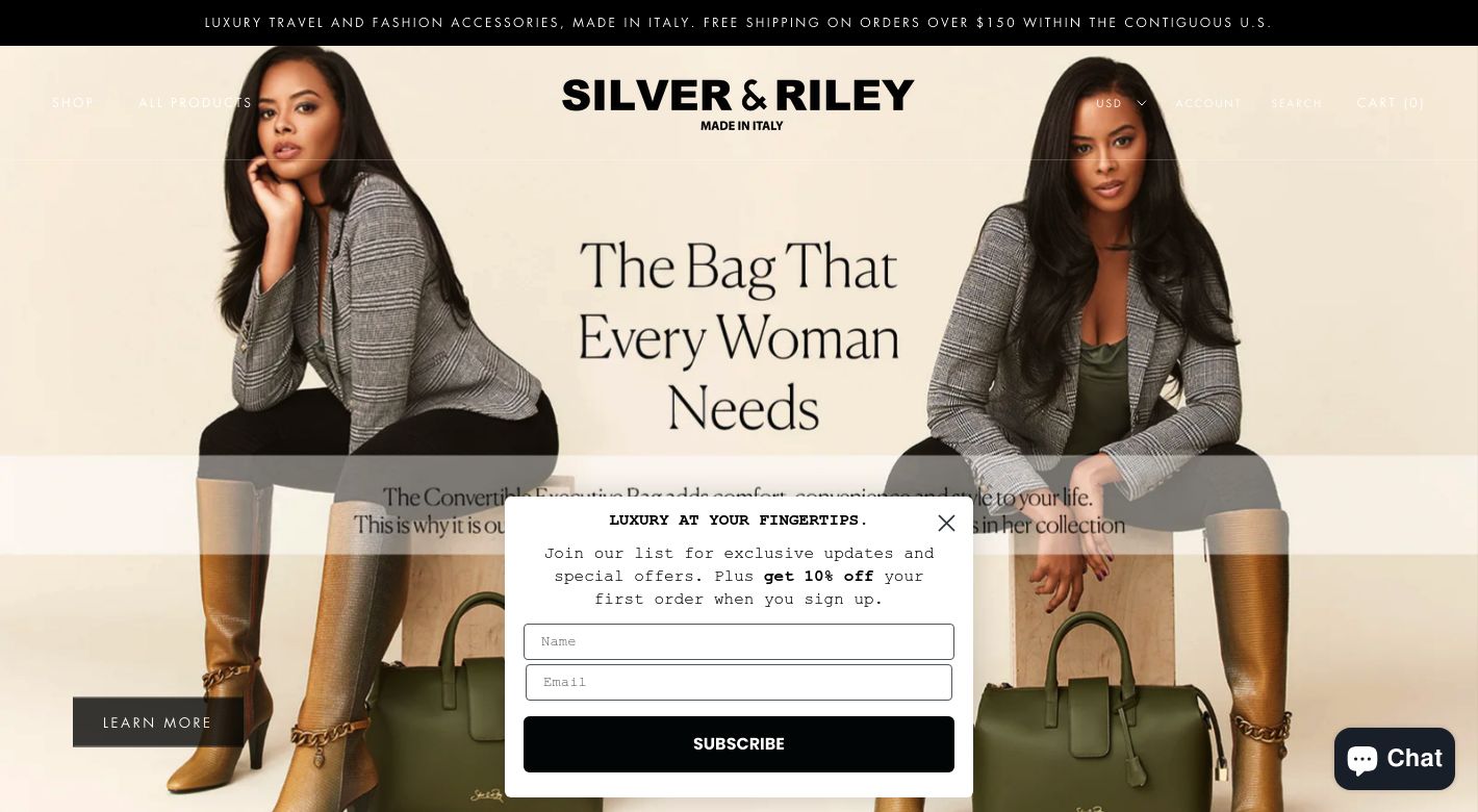 Silver & Riley Website