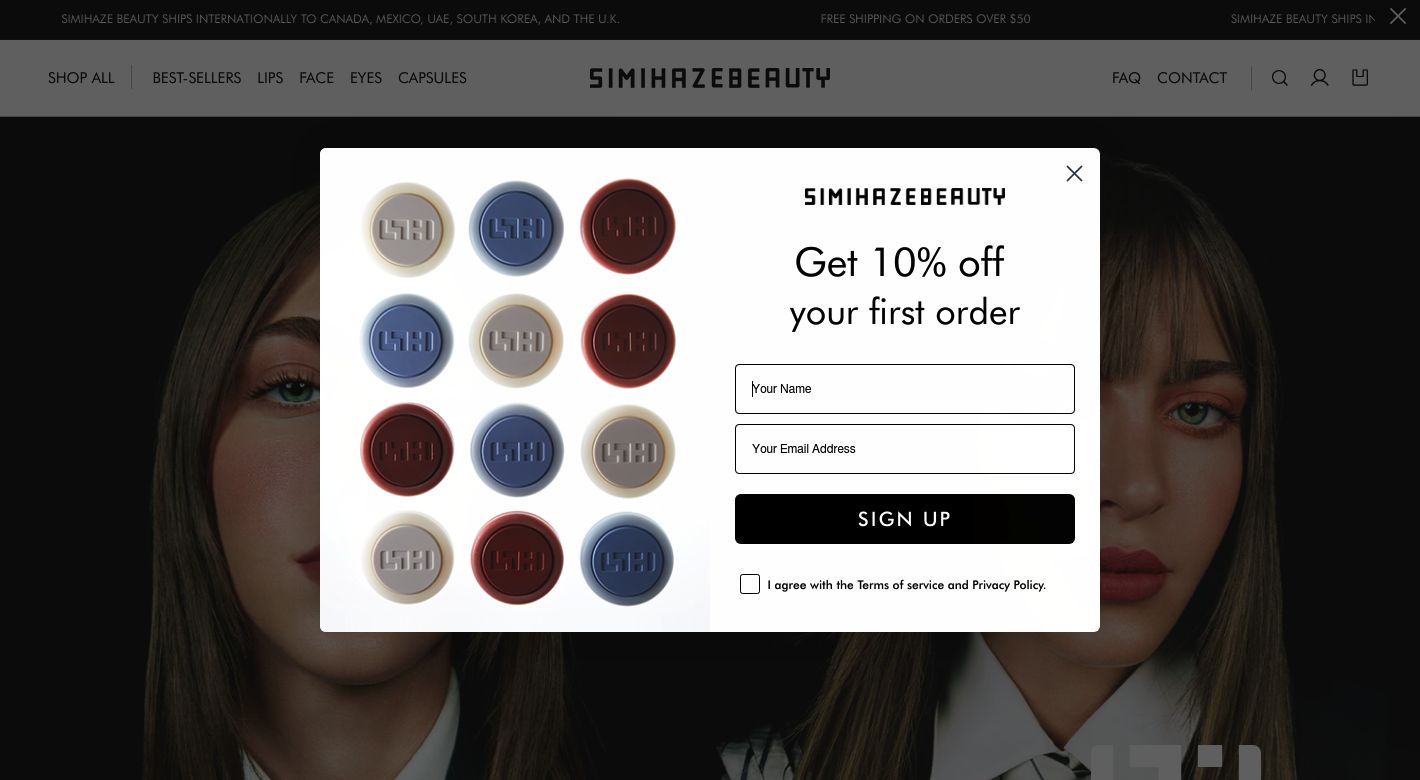 Simihaze Beauty Website