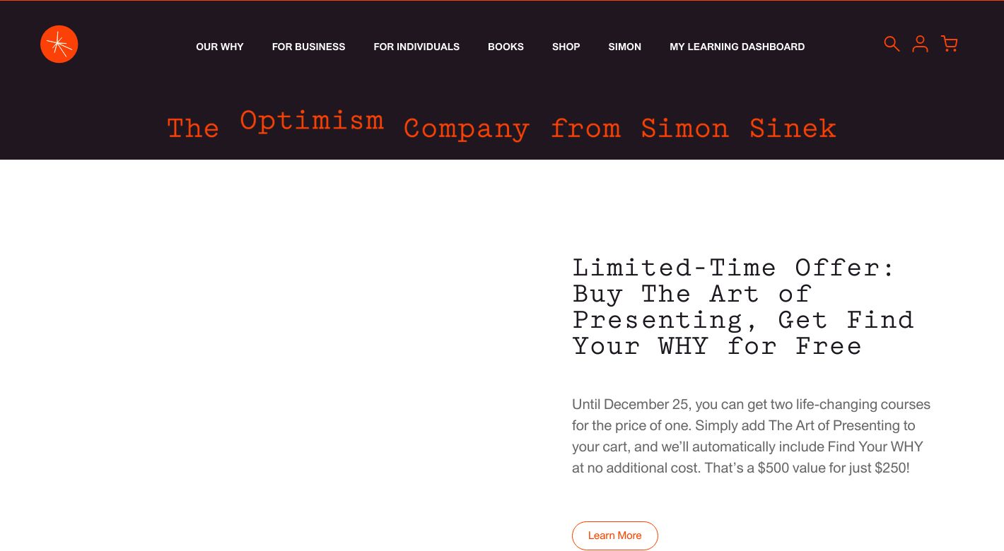 Simon Sinek Website