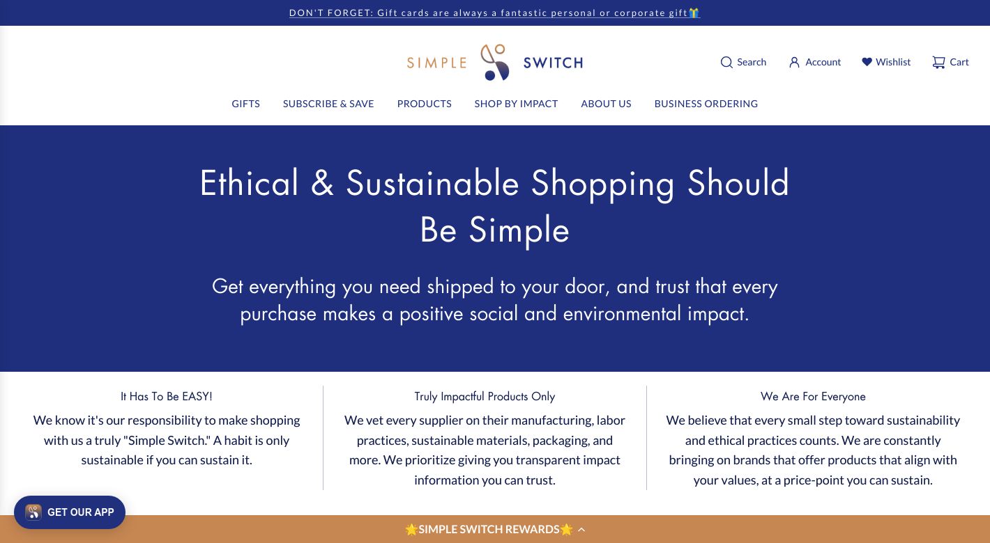 Simple Switch Website