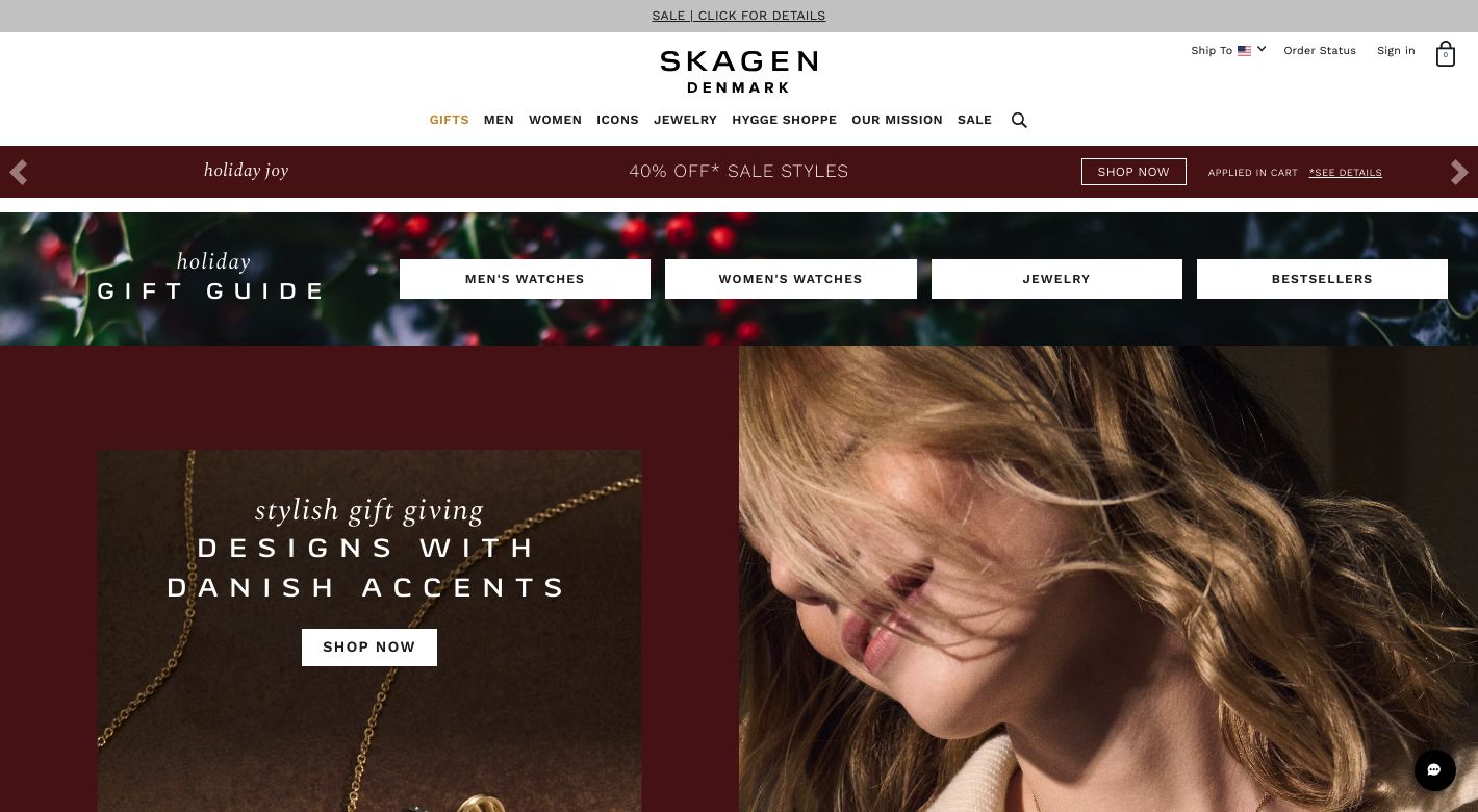 Skagen Website