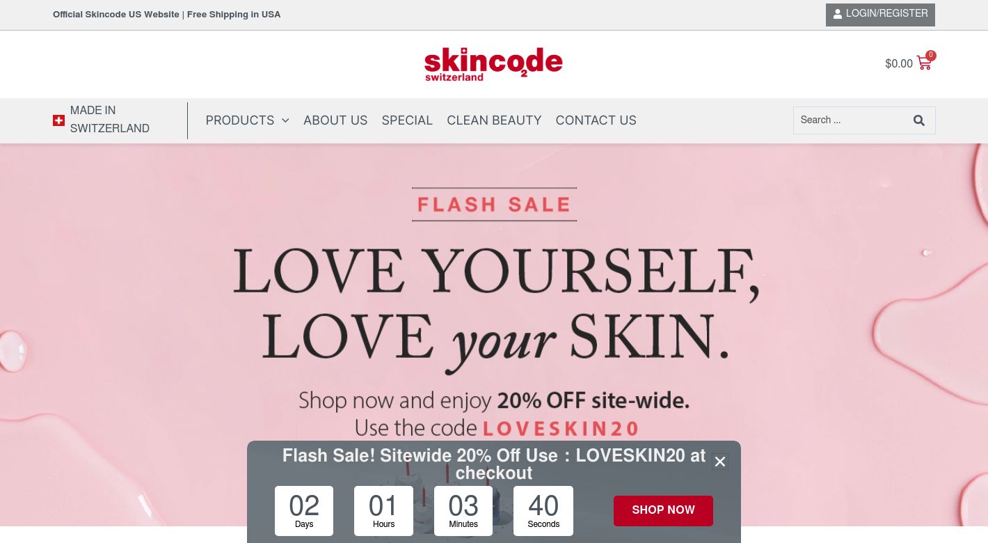 Skincode Website