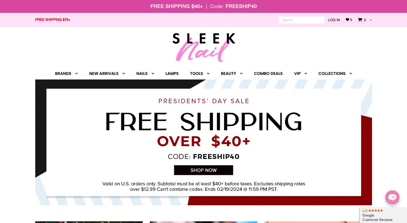 Sleek Nail Website