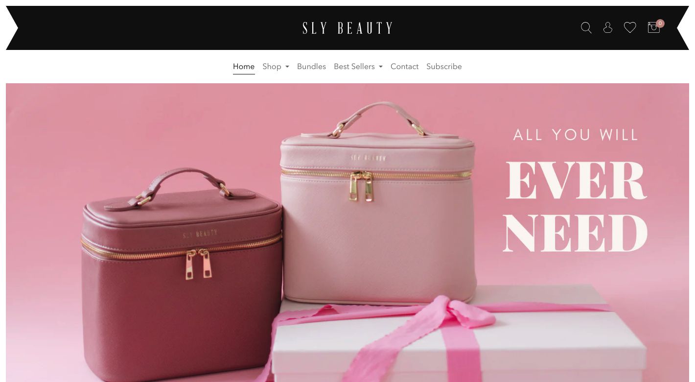 Sly Beauty Cosmetics Website