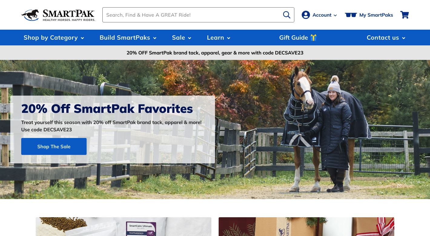 SmartPak Equine Website