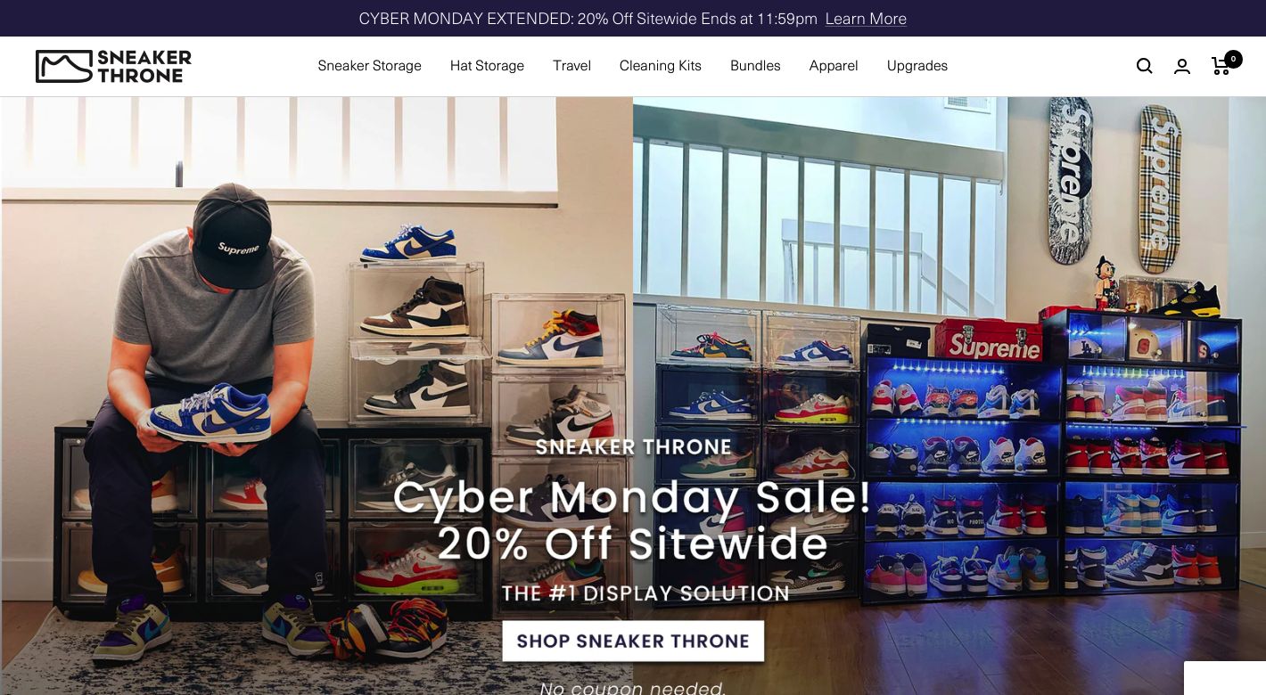 Sneaker Throne Website