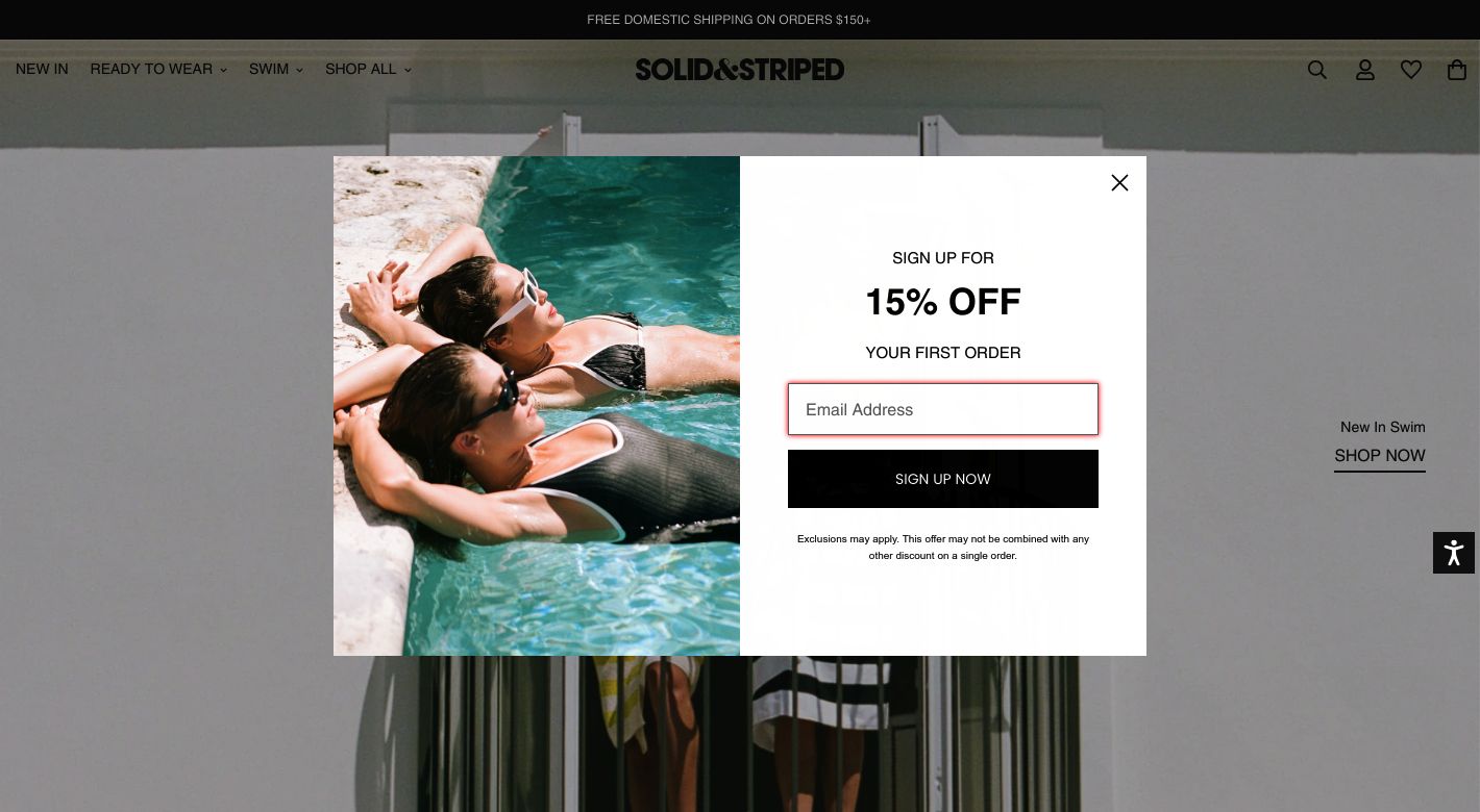 Solid & Striped Website