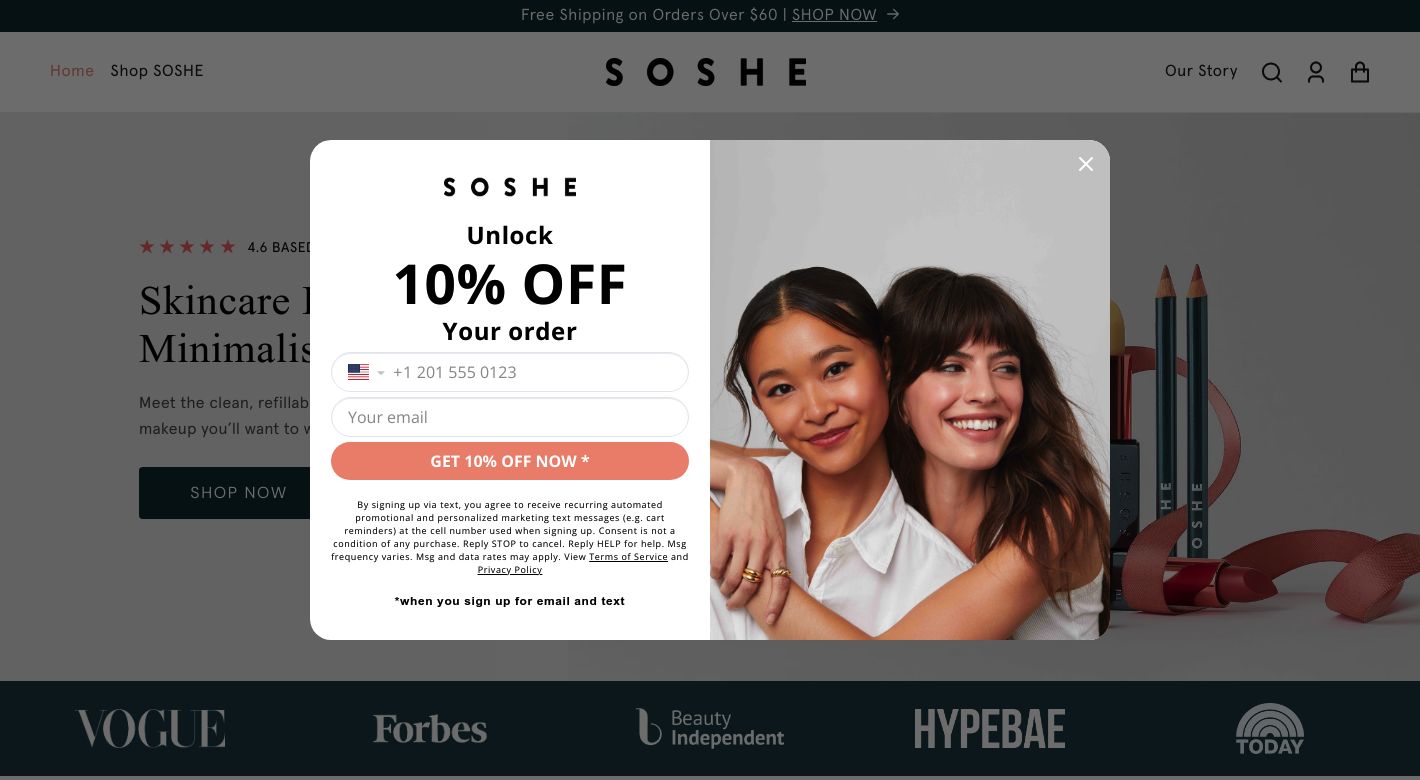 SOSHE Beauty Website