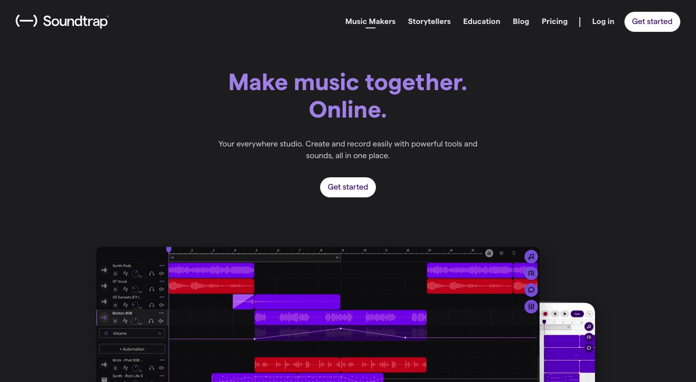 Soundtrap Website