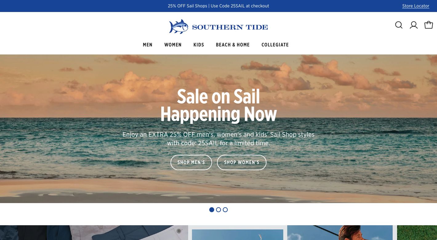 Southern Tide Website