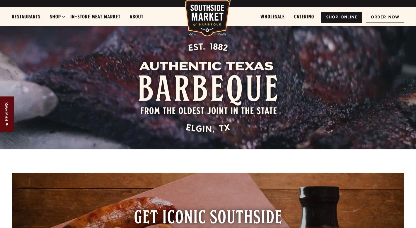 Southside Market & BBQ Website
