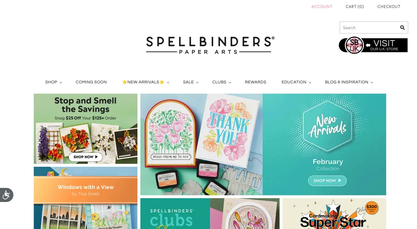 Spellbinders Website