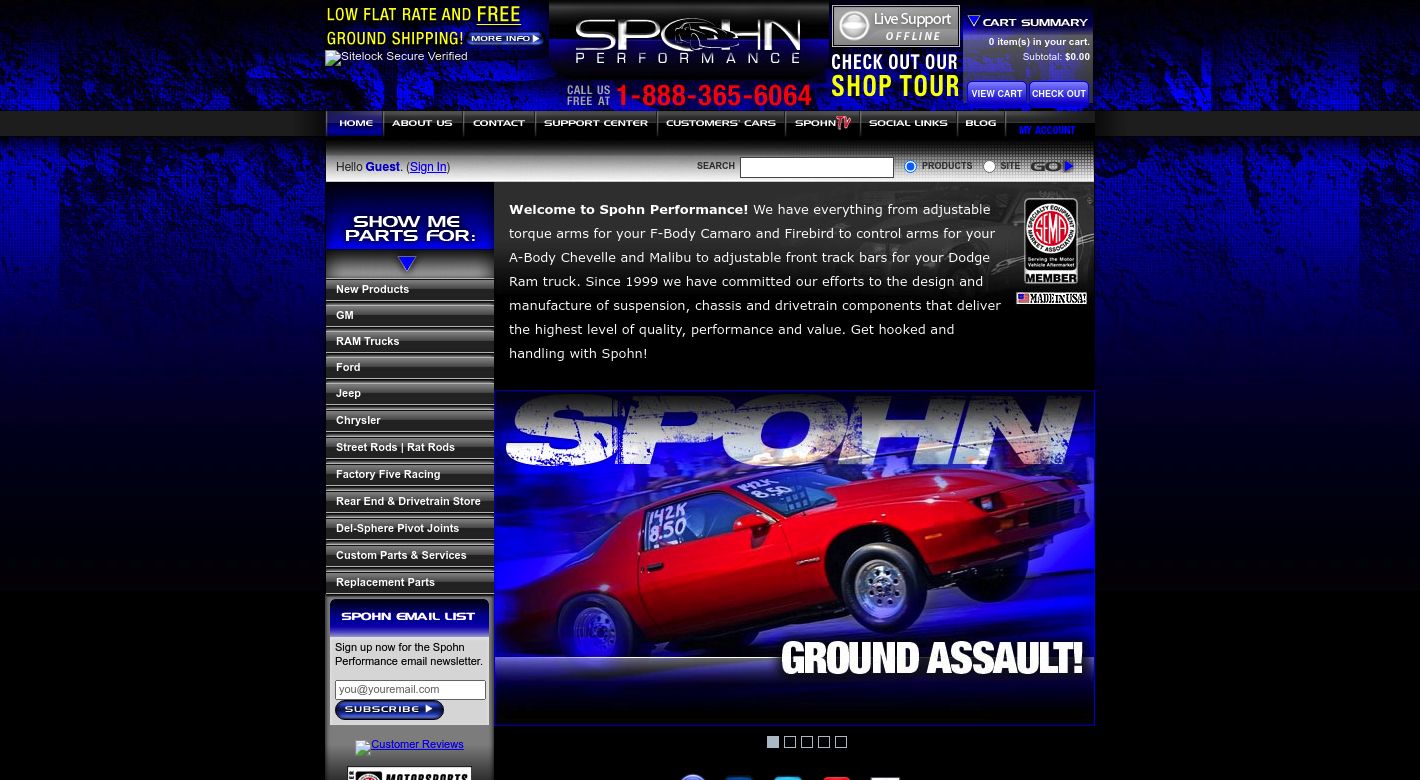 Spohn Performance Website