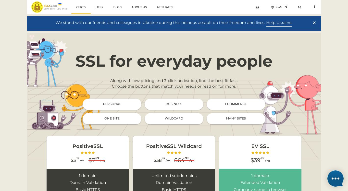 SSLs.com Website