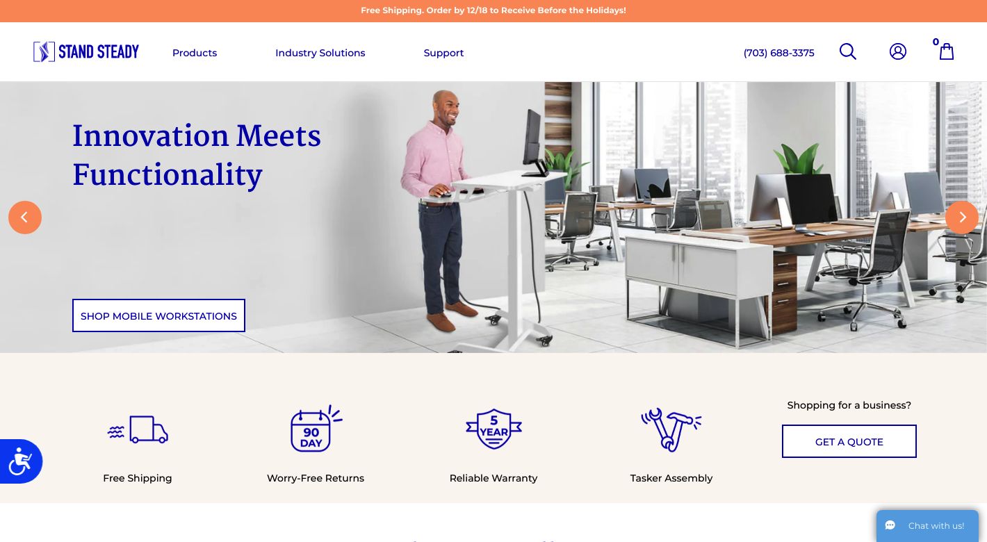 Stand Steady Website