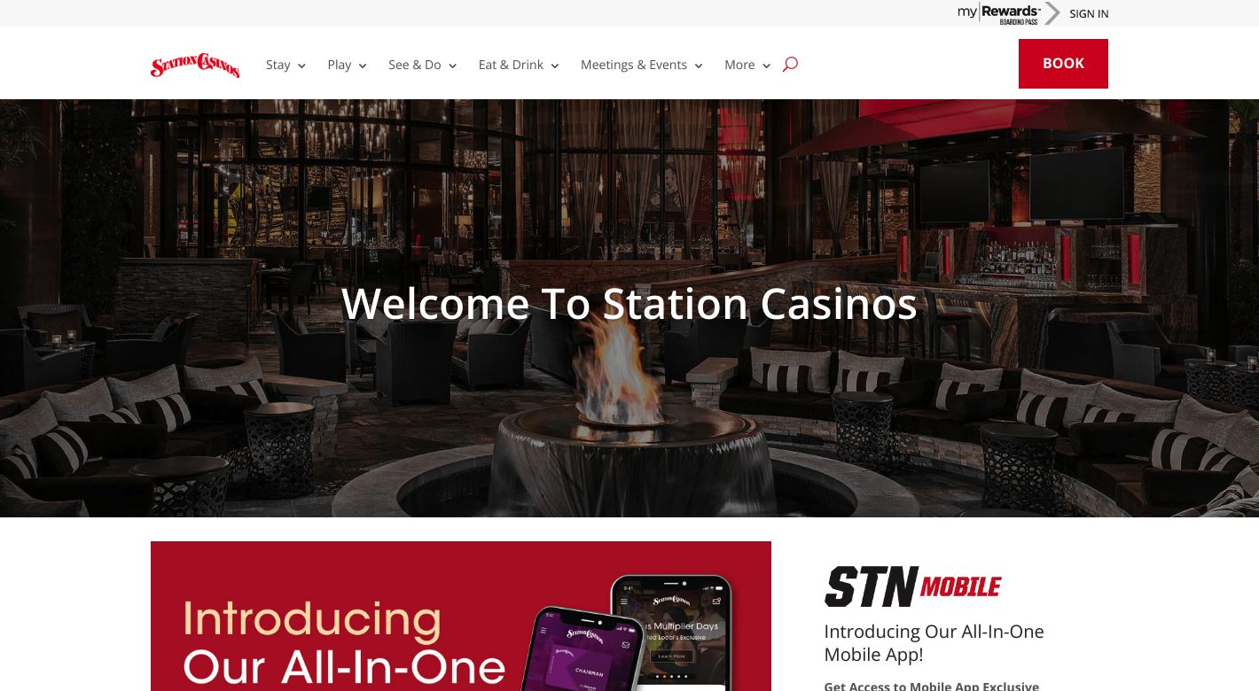 Station Casinos Website