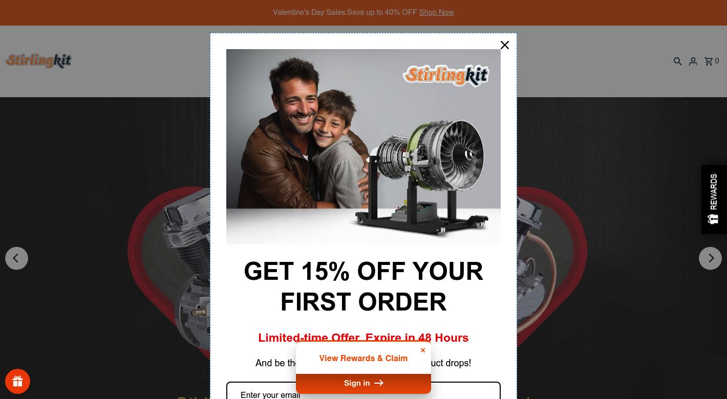 Stirlingkit Website