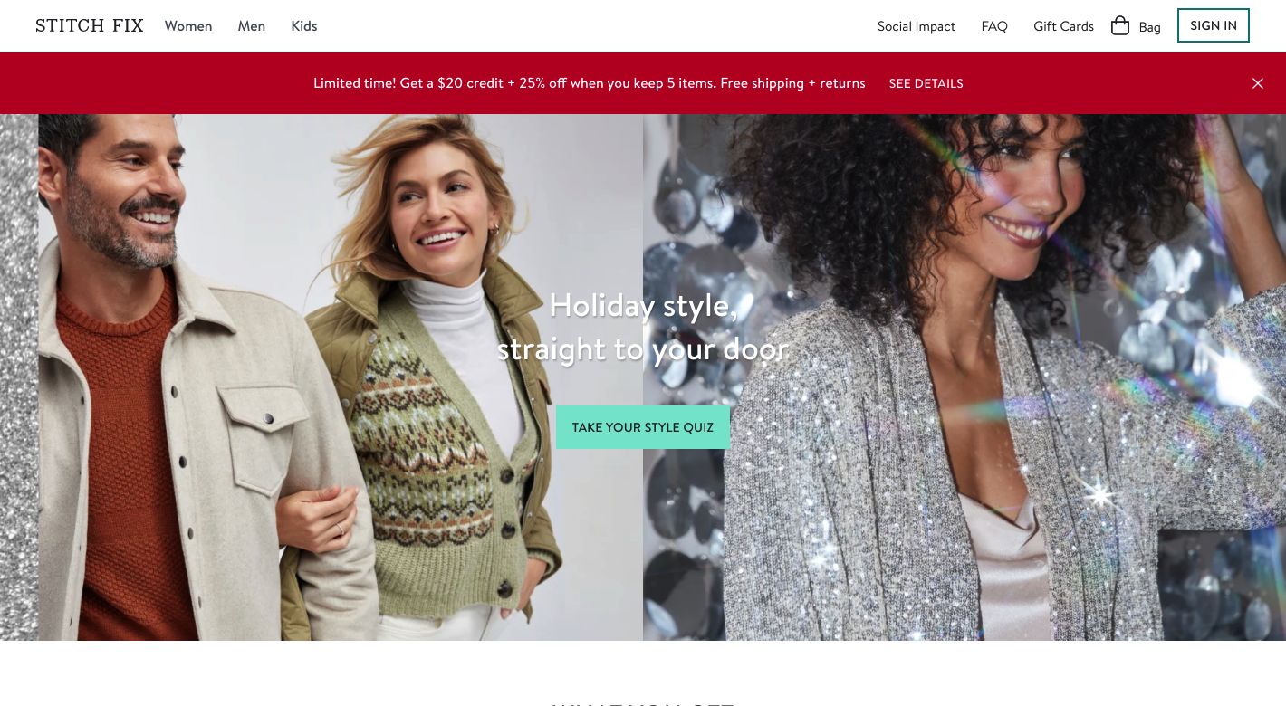 Stitch Fix Website