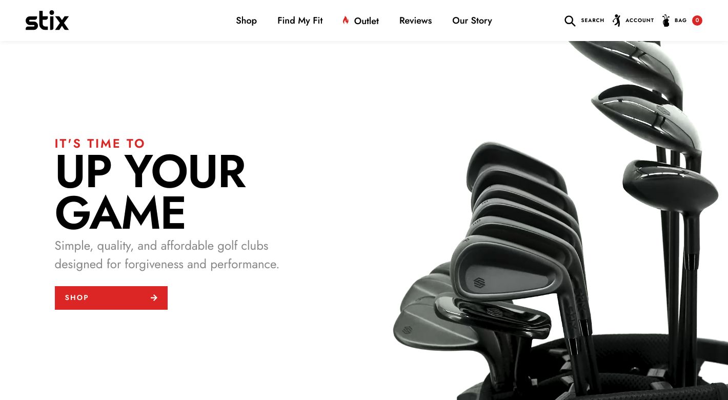 Stix Golf Website