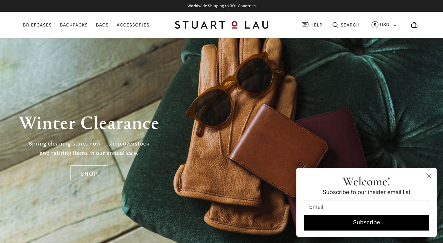 STUART AND LAU Website