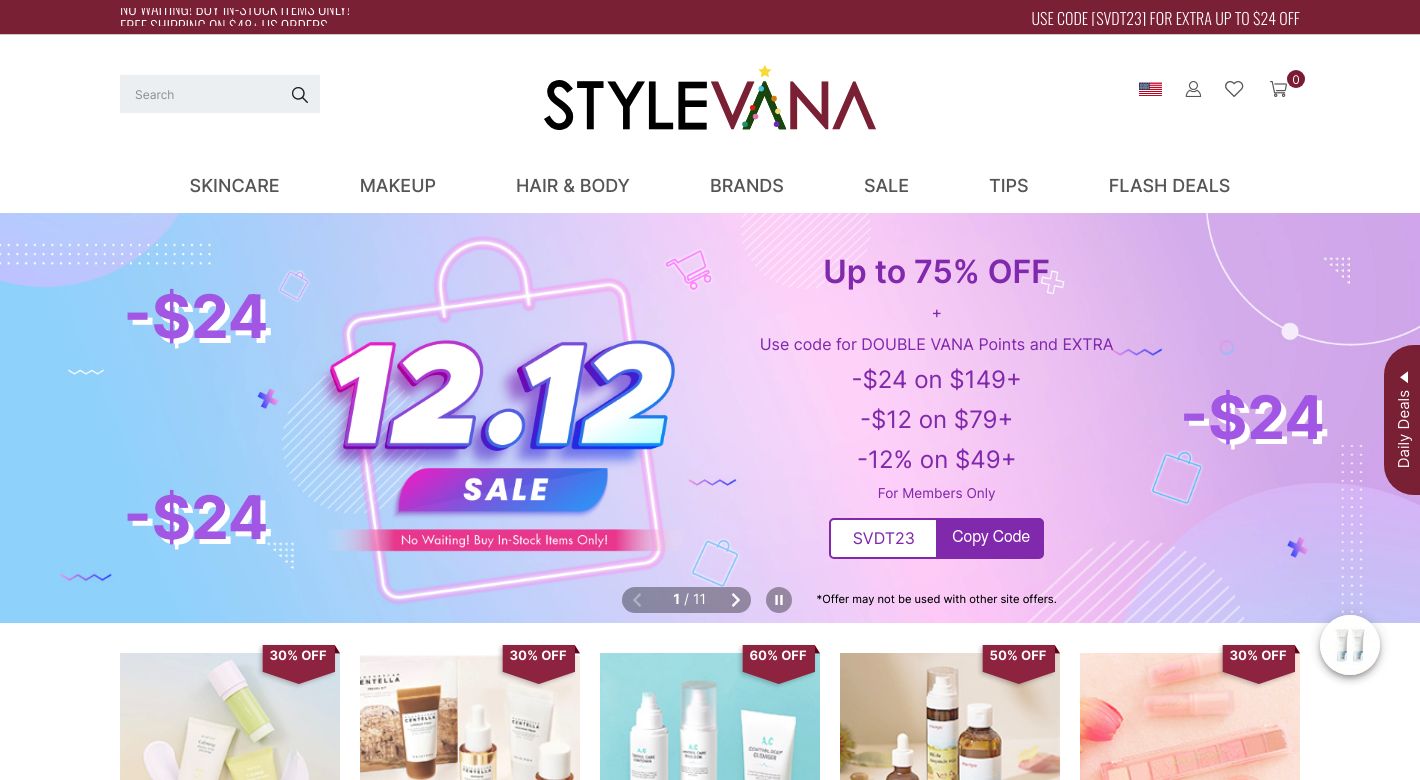 Stylevana Website
