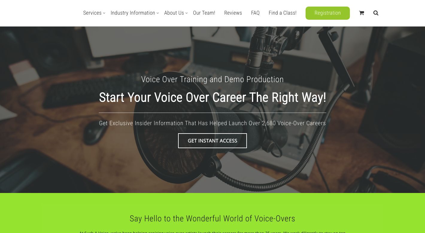 Such A Voice Website