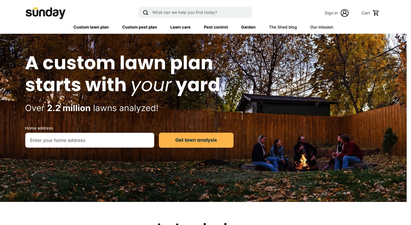 Sunday Lawn Care Website